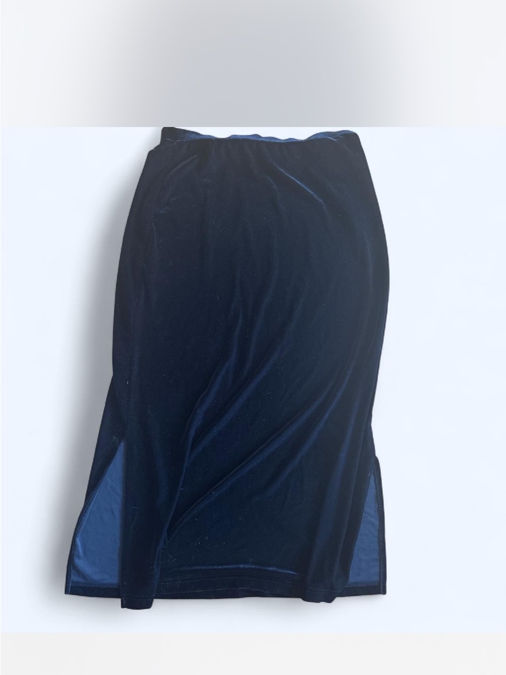 Merona Black Velvet Maxi Skirt